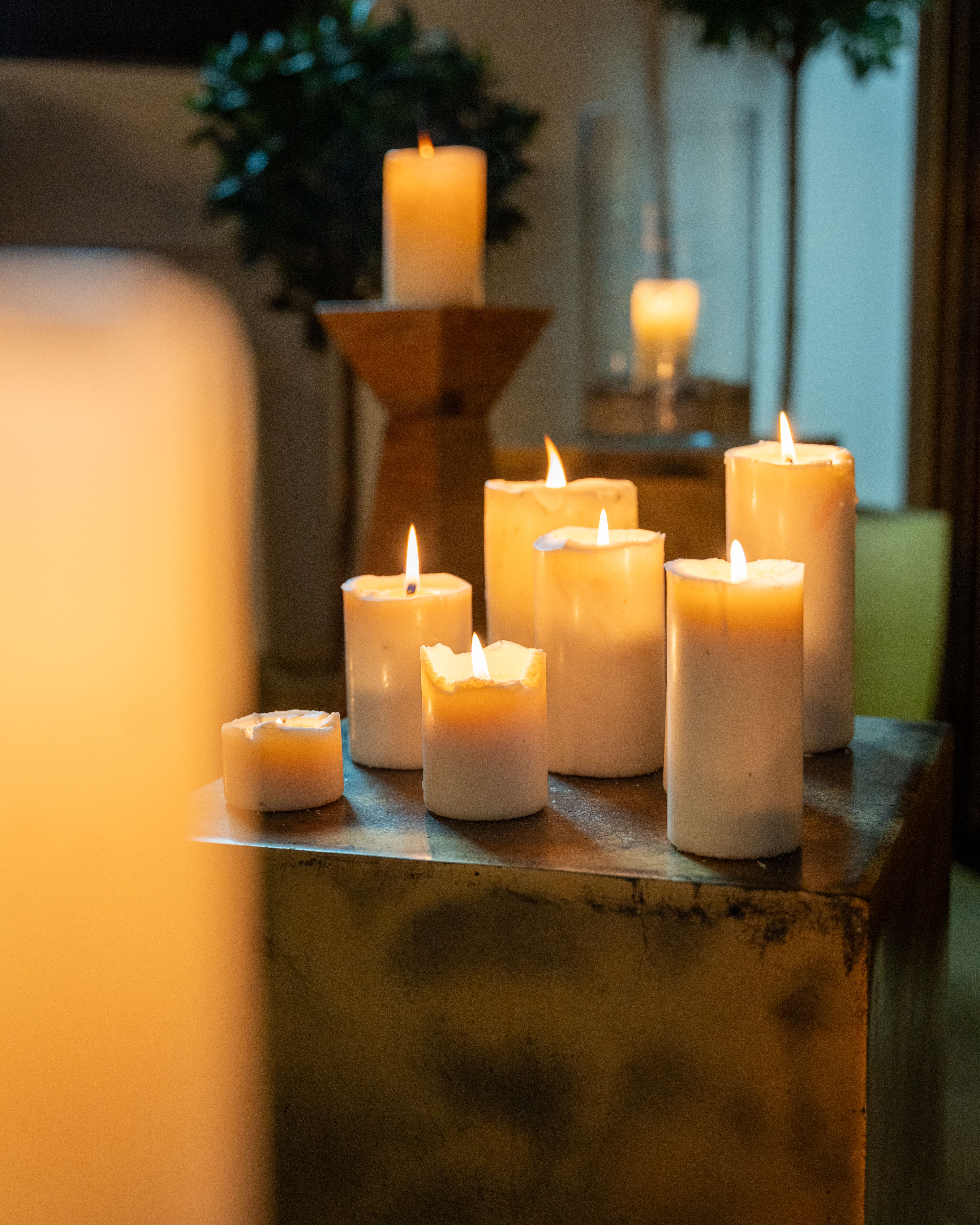 Kerzen Trauerfeier Bestatter in Düsseldorf
