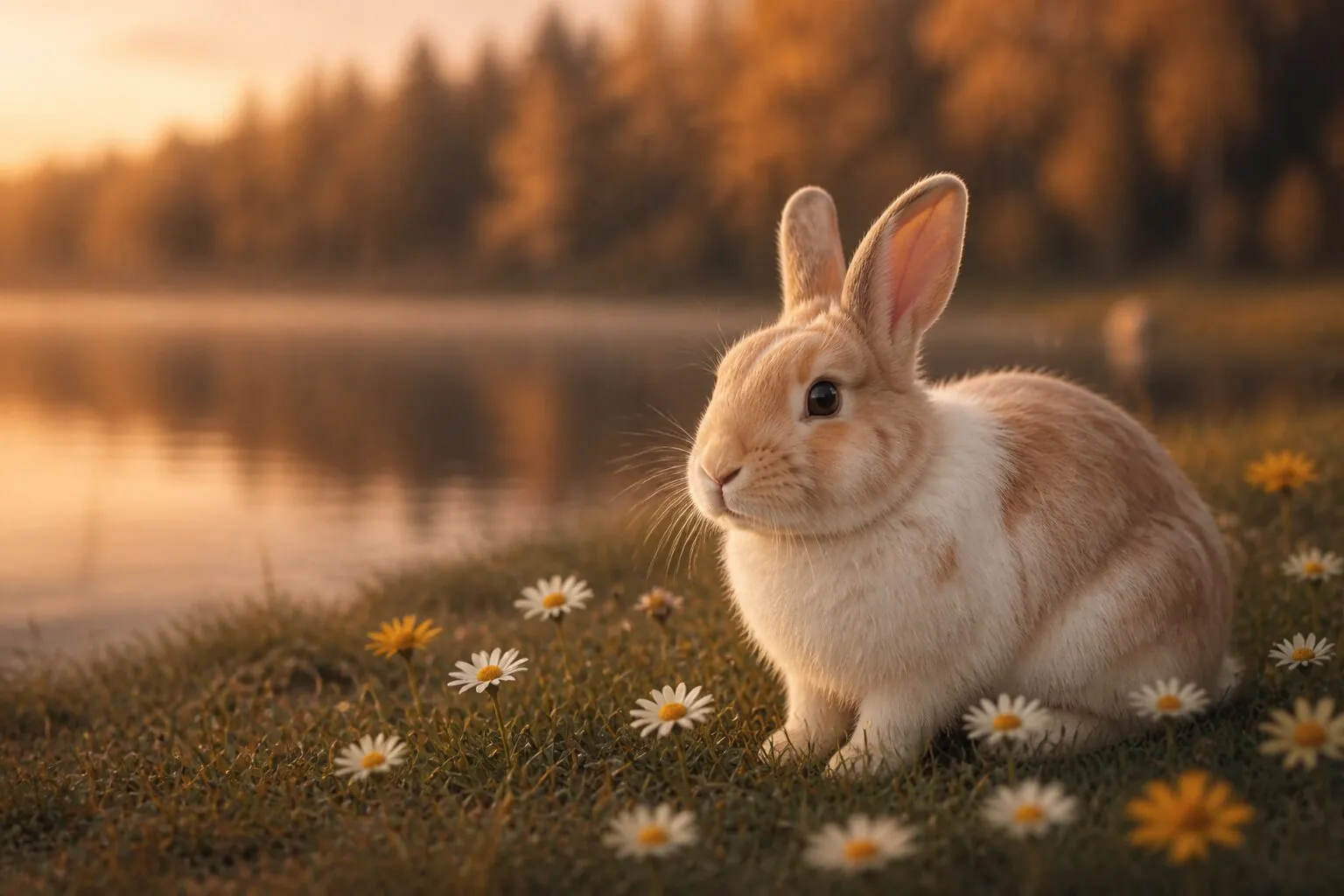 Kaninchen auf der Wiese – Gemeinschaftseinäscherung